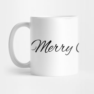 Merry Christmas Font Design Mug